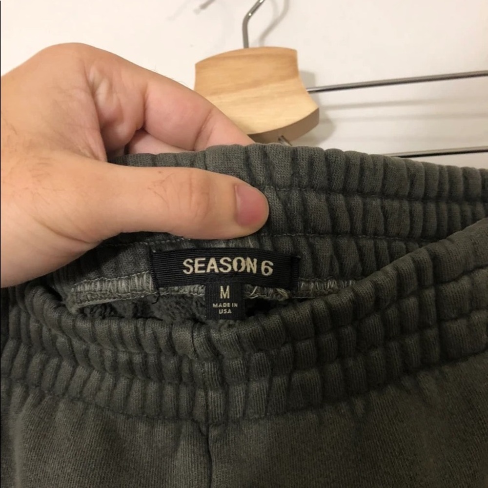 Yeezy season 6 grey sweatpants sz M